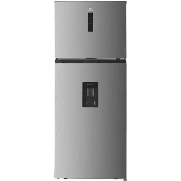 Réfrigérateur congélateur haut - CONTINENTAL EDISON - 413L - Total No Frost(Sans givre) - inox - L70 cm x H 178 cm