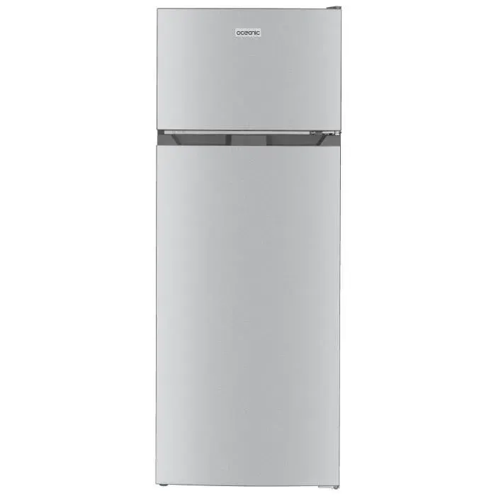 Réfrigérateur congélateur haut OCEANIC OCEAF2D206S3 - 2 Portes - 206L - Froid statique - Silver
