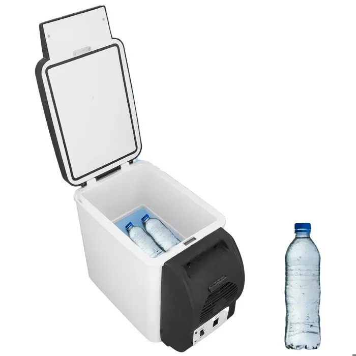 Réfrigérateur de voiture - FAMICAM - 12 V 6 L fonction refroidissement de chauffage portable adapté aux voitures camping-cars — coloris Noir