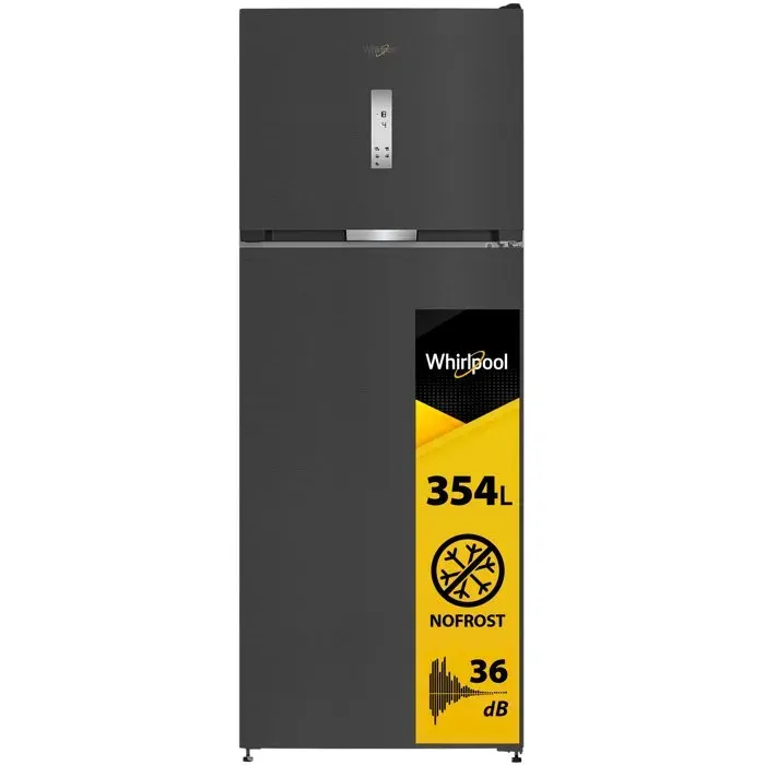Réfrigérateur double-portes - WHIRLPOOL - WHD26473X5E - Classe D - 477 L - 70 x 746 x 1865 cm - Dark Inox
