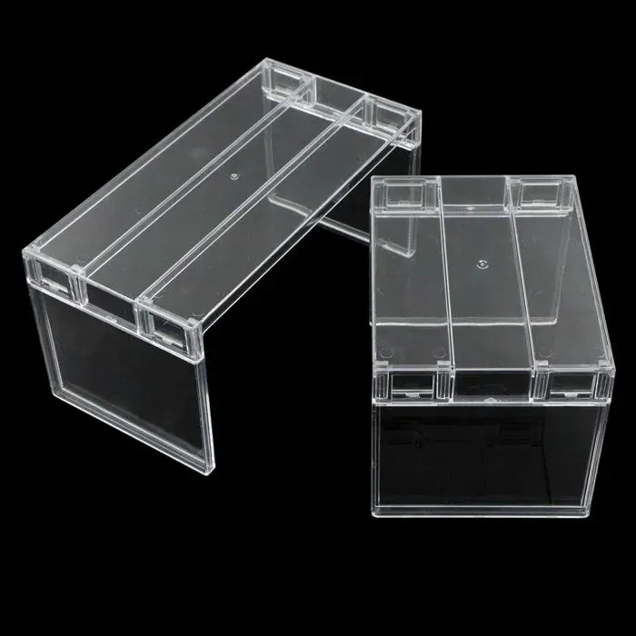 Réfrigérateur étagère Rangement frigo Organisateur-en Plastique Multifonction empilable pour Plan Travail Cuisine Garde(2PCS)