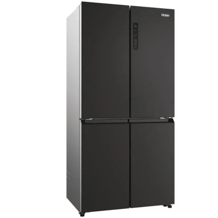 Réfrigérateur multiportes - HAIER - HCR38S18ENPT - 467 L - Noir mat - Total No Frost Air Surround