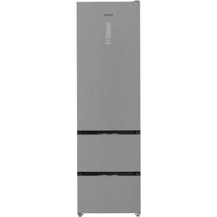 Réfrigérateur multiportes - WHIRLPOOL - WHKF6352X5E - 351 L - Dual NoFrost - 6e sens - Classe D - Multiflow - 2035x595x663 - Inox