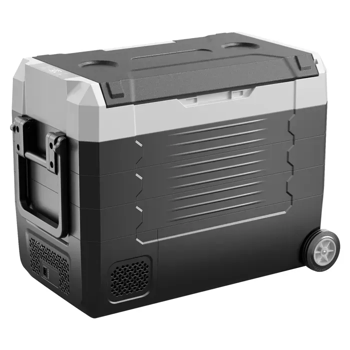 Réfrigérateur Portable à Compression 45 L-Duoku-Glacière Électrique DC 12/24 V et AC 100-240 V Idéal pour Camping — coloris Noir