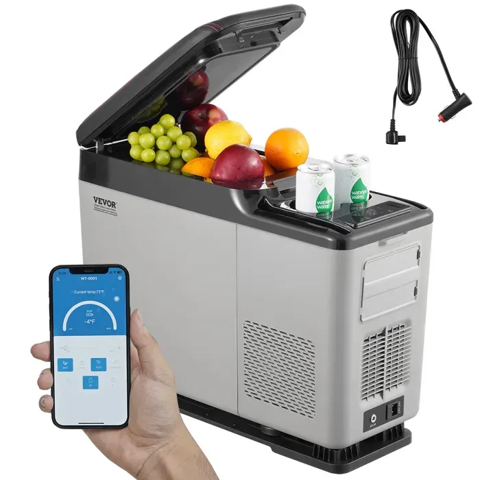 Réfrigérateur portable à compression - VEVOR - CF15 - 15 L - 100-240V / 12-24V - 45 W