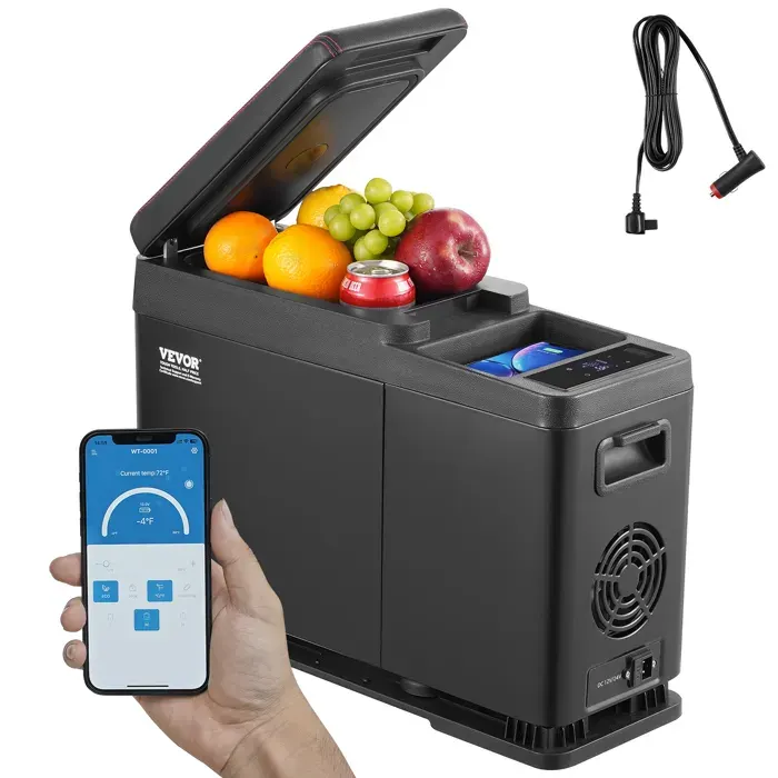 Réfrigérateur portable à compression - VEVOR - CF8 - 8 L - 100-240V / 12-24V - 45 W