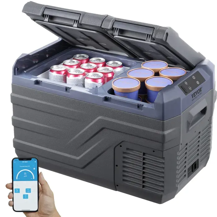 Réfrigérateur portable à compression - VEVOR - NLS35 - 25 L - Double zone - 12/24V & 100-240V