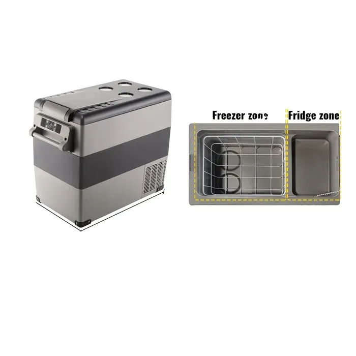 Réfrigérateur Portable VEVOR 55L Refroidissement Efficace Compatibilité Double Alimentation 55L