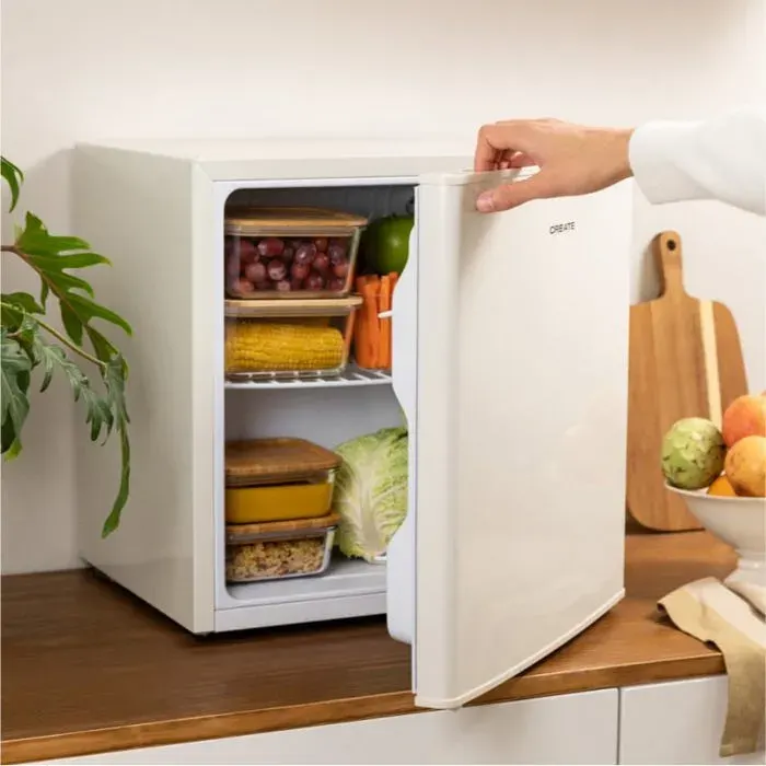 Réfrigérateur rétro 43L - Create - Porte réversible - Basse consommation