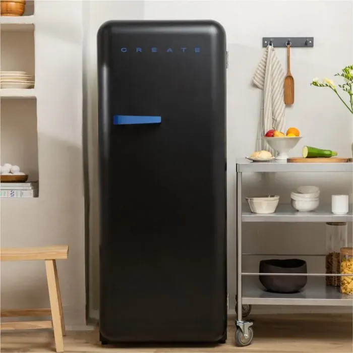 Réfrigérateur rétro - Create - 281L - Esthétique années 50 - Grande capacité