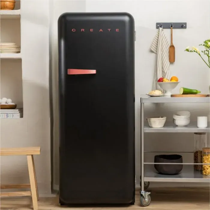 Réfrigérateur rétro - Create - 281L - Esthétique années 50 - Grande capacité