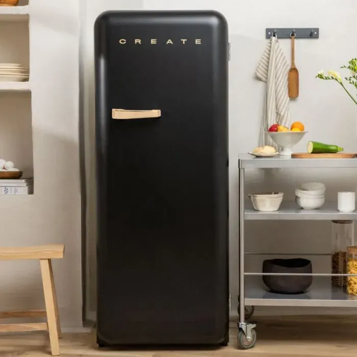 Réfrigérateur rétro - Create - 281L - Grande capacité - Esthétique années 50