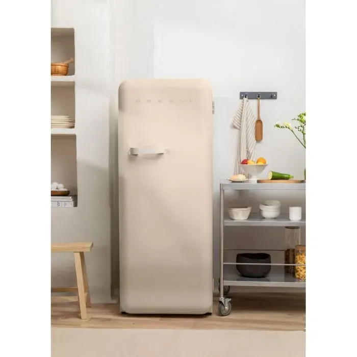 Réfrigérateur rétro - Create - 281L - Grande capacité - Esthétique années 50