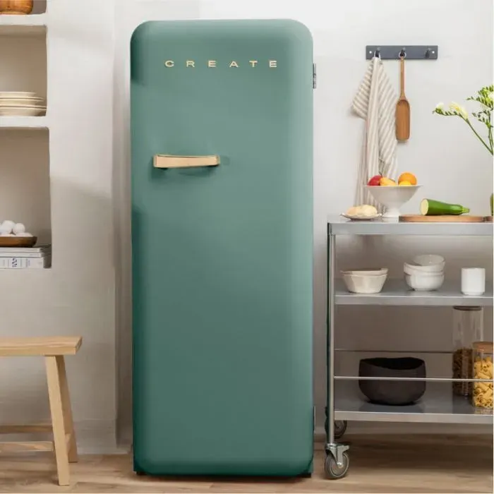 Réfrigérateur rétro - Create - 281L - Vert sauge - Esthétique années 50