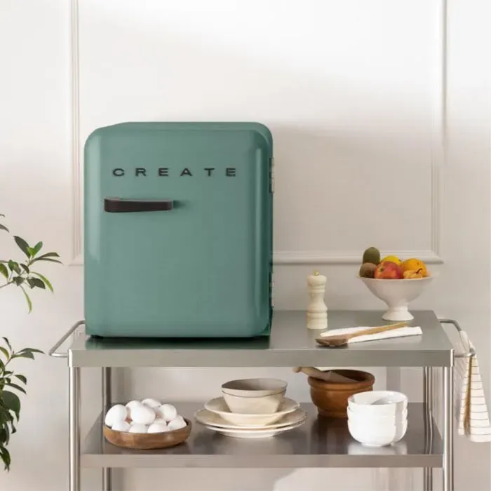 Réfrigérateur rétro - Create - 48L - Esthétique années 50 - Grande capacité