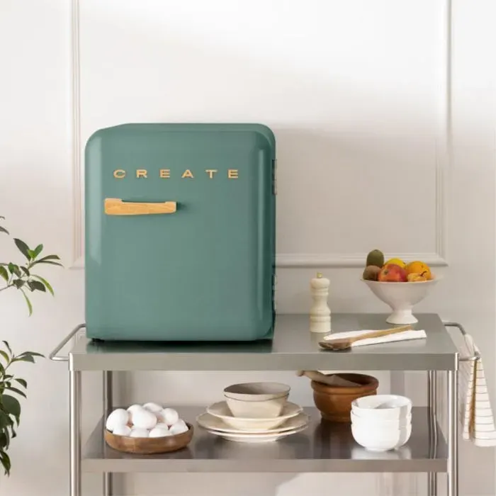 Réfrigérateur rétro - Create - 48L - Esthétique années 50 - Grande capacité