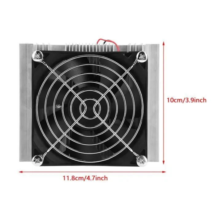 Réfrigérateur - SURENHAP - Kit de Réfrigération DIY - 12V - Thermoélectrique - Ventilateur inclus