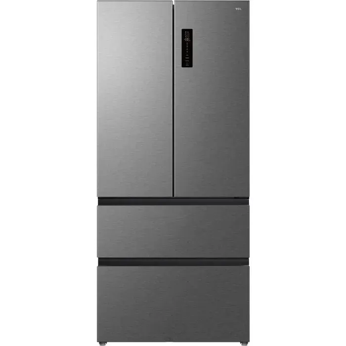 Réfrigérateur - TCL - RC532FXE0EU - 2 portes - 2 tiroirs - 532 L - Classe E - 833 x 64 x 190 cm - Galaxy Inox