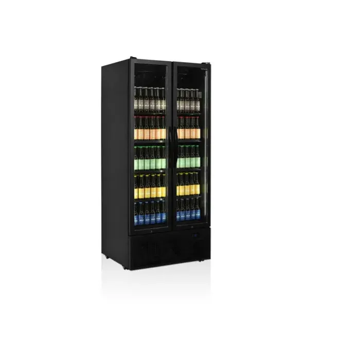 Réfrigérateur Vitré FS890H Couleur Noire - TEFCOLD