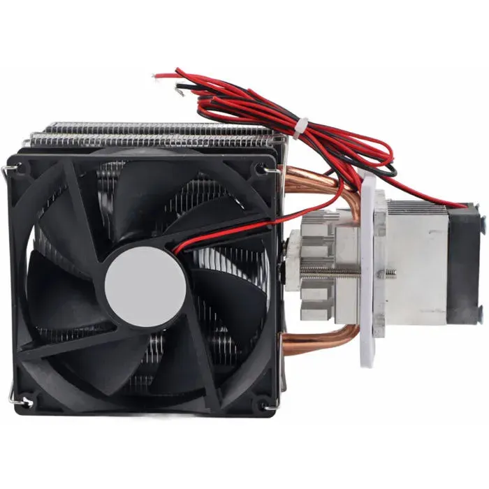 Refroidisseur thermoélectrique 12V Peltier Semi-conducteur Réfrigération Peltier Dispositif avec Ventilateur DIY Système