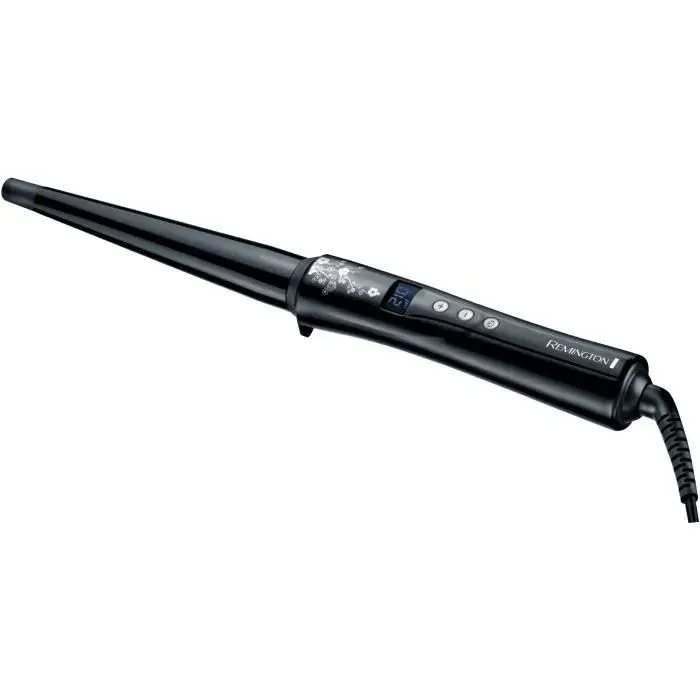 Remington CI95 Fer à Boucler Boucleur Conique Pearl Advanced Ceramic avec Eclats de Perles Cheveux Brillants