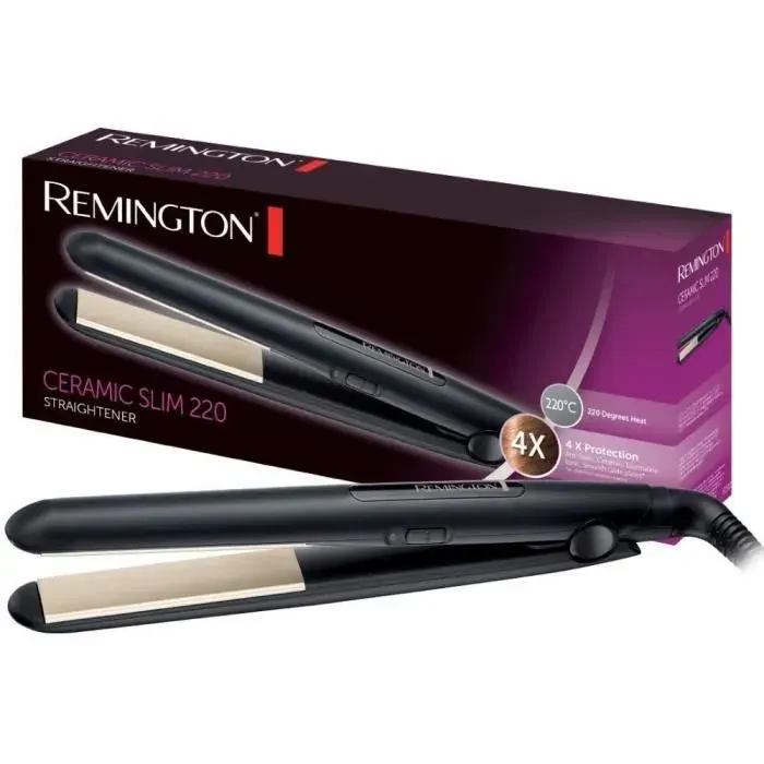 Remington S1510 Fer à Lisser Lisseur Plaques Flottantes Tourmaline Ionique Céramique Antistatique Glisse Facile Léger