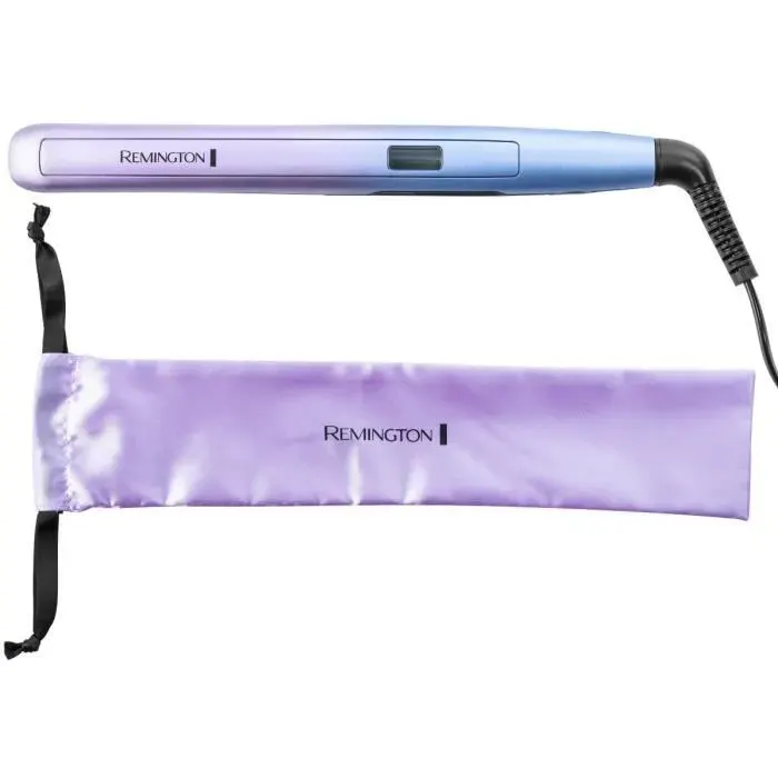 Remington S5408 Fer à Lisser Lisseur Mineral Glow Revêtement Advanced Ceramic Infusé aux 4 Minéraux Origine Naturelle