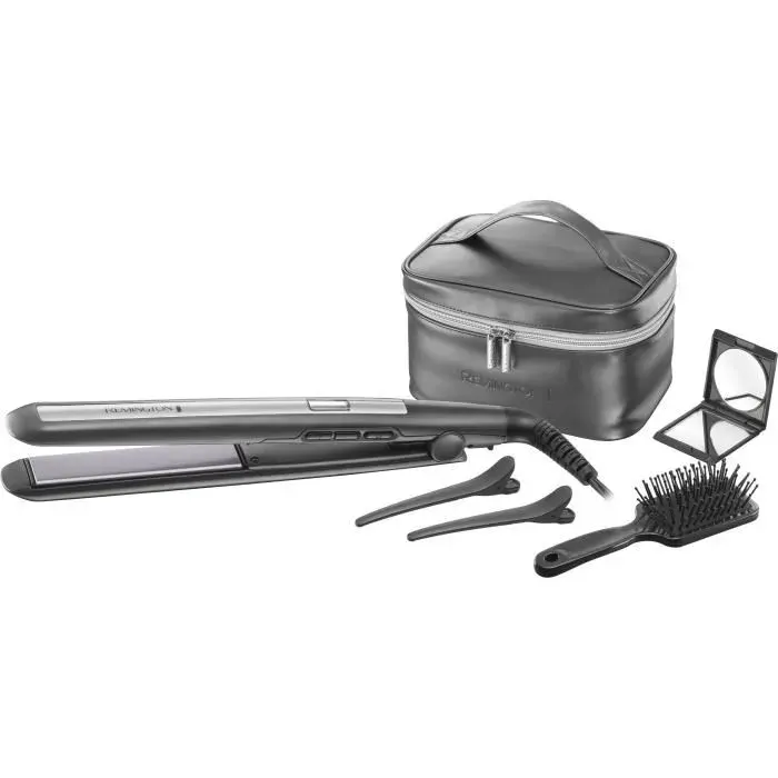 Remington S5506GP Coffret Cheveux Fer à lisser Lisseur Plaques Advanced Ceramic Titanium - 6pcs