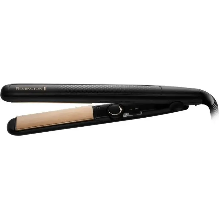 Remington S6308 Fer à lisser lisseur Advanced Ceramic Soin Eclat Brillance plaques flottantes cheveux doux lisses et soyeux