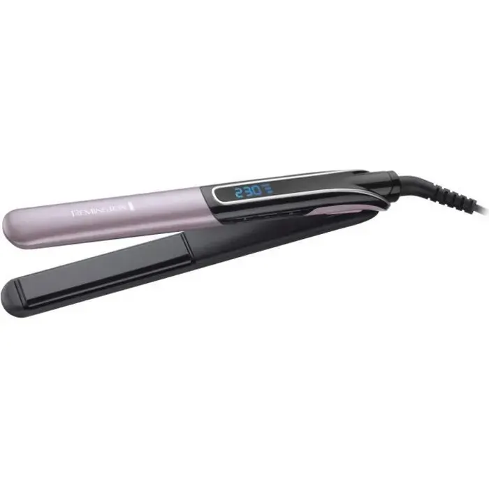Remington S6700 Lisseur Boucleur 2en1 Sleek & Curl Expert Revêtement Black Titanium Ceramic