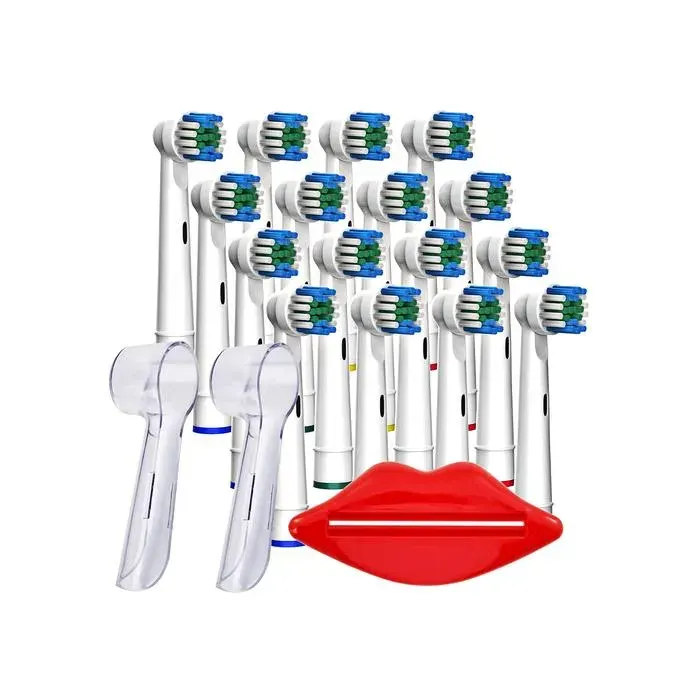 Remplacement Embouts Brosse À Dents Électrique Oral-B + Étuis Et Presse-Tête 16 Pièces
