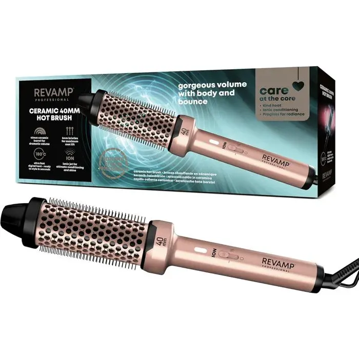 Revamp - Brosse Chauffante Volume Et Vagues Progloss 40mm Or — vue 2