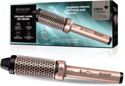 Revamp - Brosse Chauffante Volume Et Vagues Progloss 40mm Or