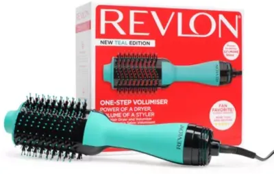Revlon - Brosse Soufflante Rvdr5222te One-Step Volumisant Bleu Turquoise