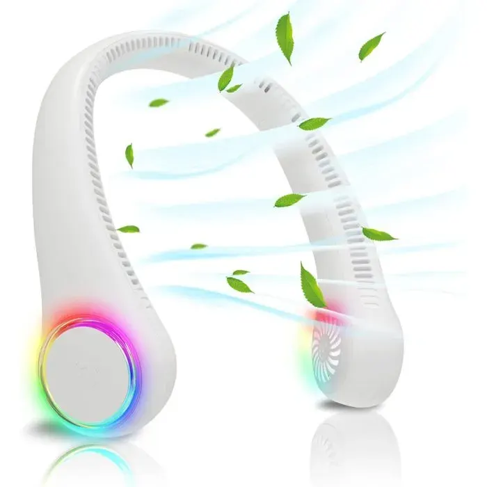 Rising FF Ventilateur portable ventilateur USB ventilateur silencieux puissant batterie 4000 mAh 3 vitesses