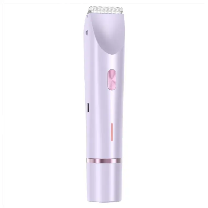 ®RisingFF Rasoir électrique 2 en 1 étanche pour le rasage des jambes des bras des aisselles et du visage Violet