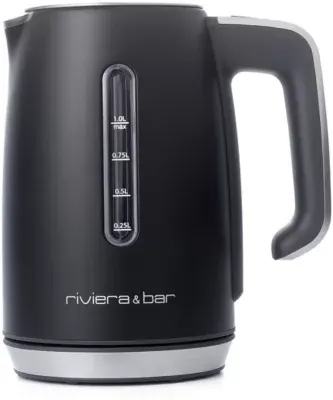 Riviera Et Bar - Bouilloire À Température Réglable Inox Tr 1l Noir Bbt729