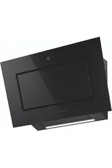 Roblin - Hotte Décorative Murale Inclinée Capsule 900 Verre Noir Sans Moteur — vue 2