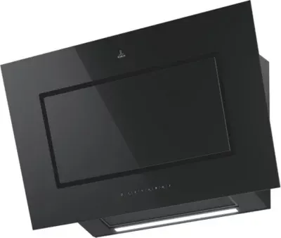 Roblin - Hotte Décorative Murale Inclinée Capsule 900 Verre Noir Sans Moteur