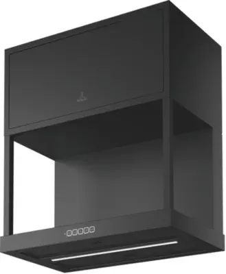 Roblin - Hotte Décorative Murale Partition 600 Noir Mat — vue 3