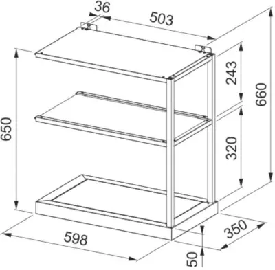 Roblin - Hotte Décorative Murale Partition 600 Noir Mat — vue 9