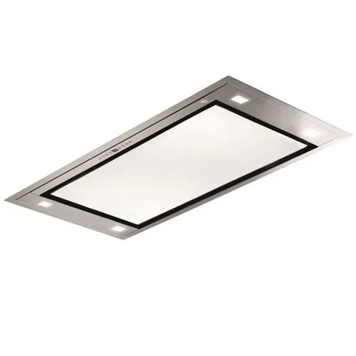 Roblin - Hotte Plafond Inspiration 1000 Verre Blanc — vue 2
