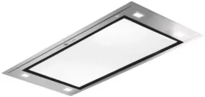 Roblin - Hotte Plafond Inspiration 1000 Verre Blanc
