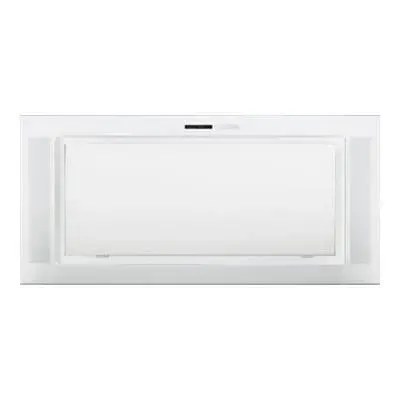 Roblin - Hotte Plafond Inspiration 1000 Verre Blanc Sans Moteur — vue 2