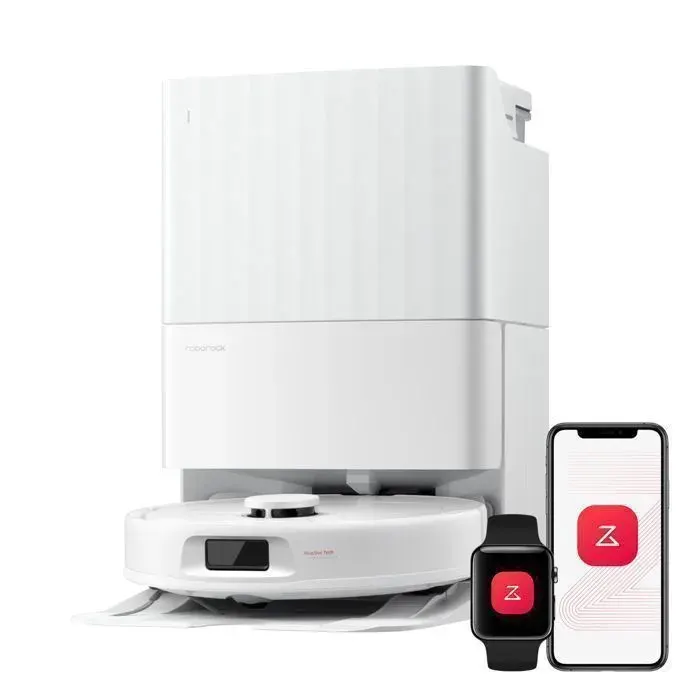 Roborock Qrevo S Pro Robot Aspirateur Laveur avec Station d’accueil multifonctionnelle 18 500 Pa Upgrade du QV 35A