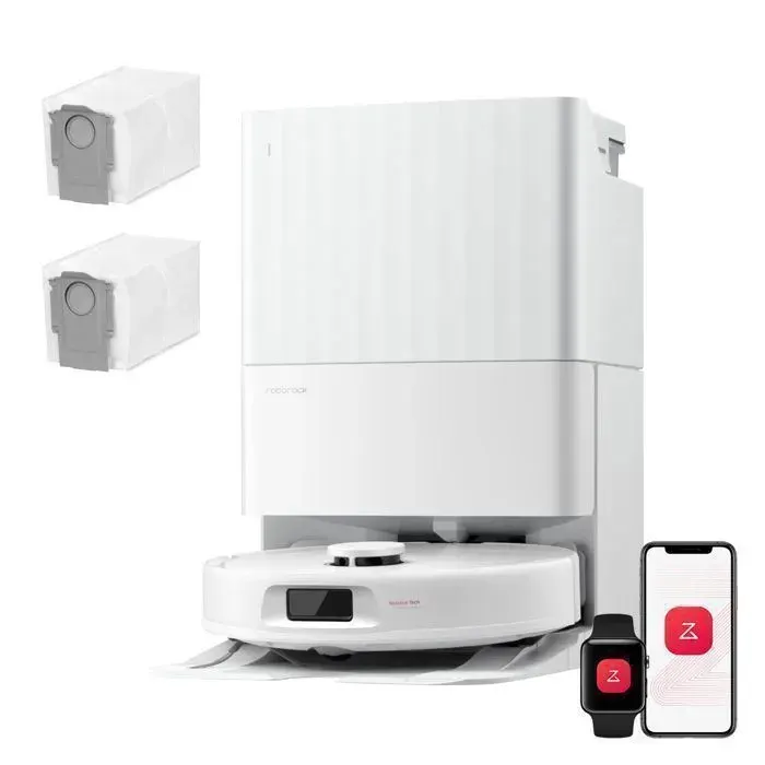 Roborock Qrevo S Pro Set Robot aspirateur laveur 18500Pa Autonettoyant Navigation Intelligente Obstacles Anti-enchevêtrement