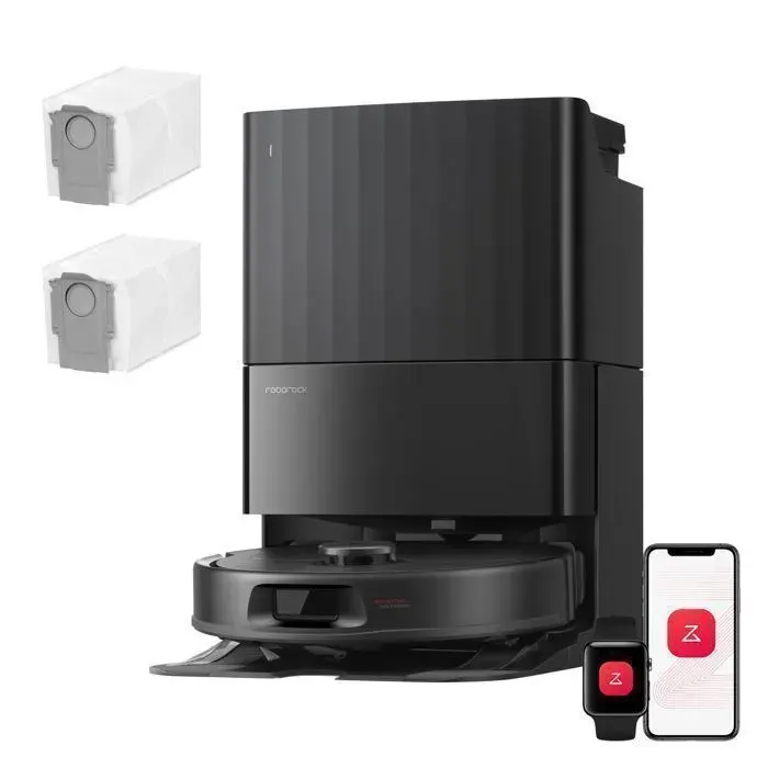 Roborock Qrevo S Pro Set Robot aspirateur laveur 18500Pa Autonettoyant Navigation Intelligente Obstacles Anti-enchevêtrement