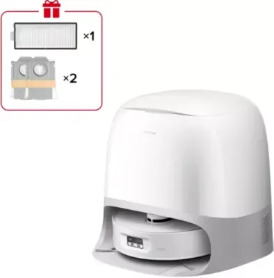 Roborock - Robot Aspirateur Laveur Qrevo Curv 2 Flowx