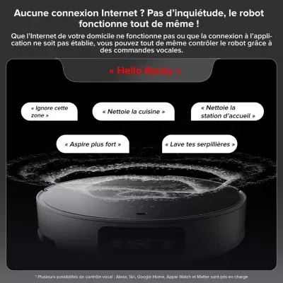 Roborock - Robot Aspirateur Laveur Saros 10 Blanc — vue 9