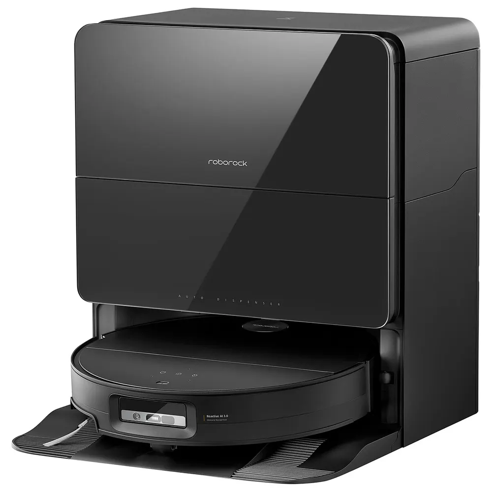 Roborock - Robot Aspirateur Laveur Saros 10 Noir — vue 2